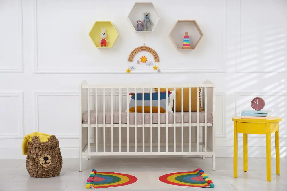 Image of baby furniture including cot. A must have for every budget mom