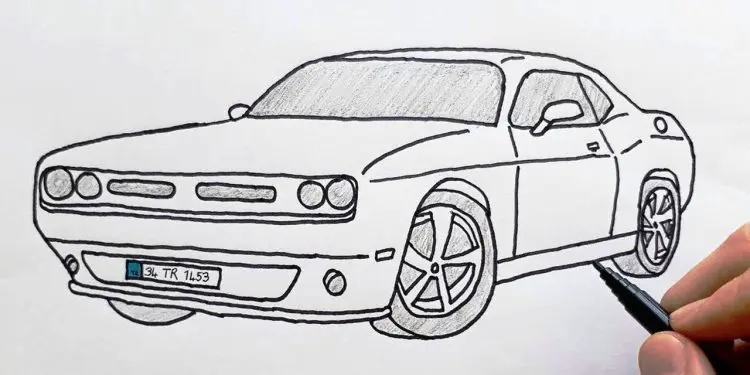 How To Draw A Car For Kids
