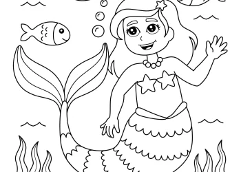 How To Draw A Mermaid For Kids